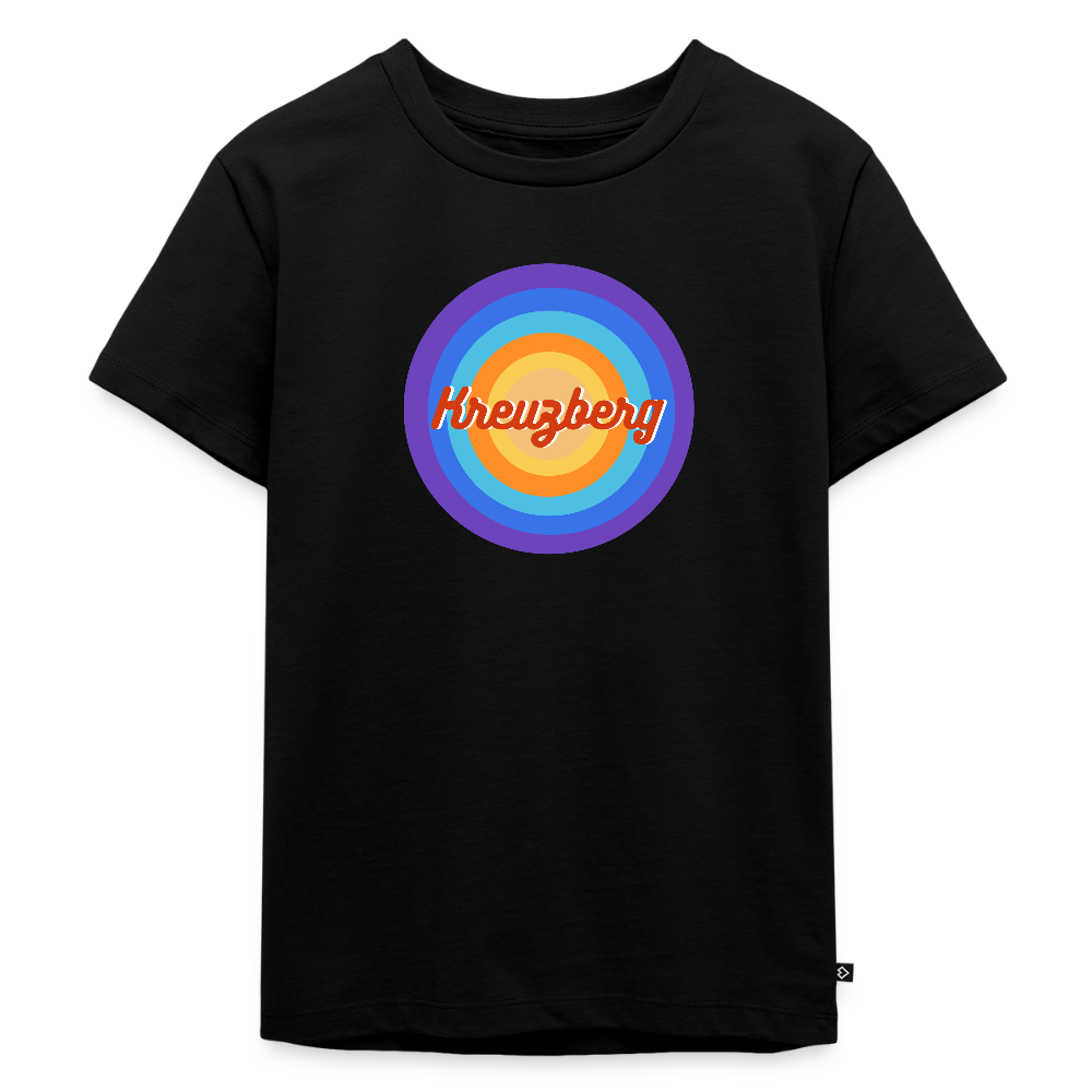 Kreuzberg Retro - Kinder Premium T-Shirt - Schwarz