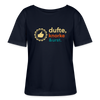 Dufte, Knorke, Urst - Relaxed Rundhals Frauen Bio-T-Shirt - Navy