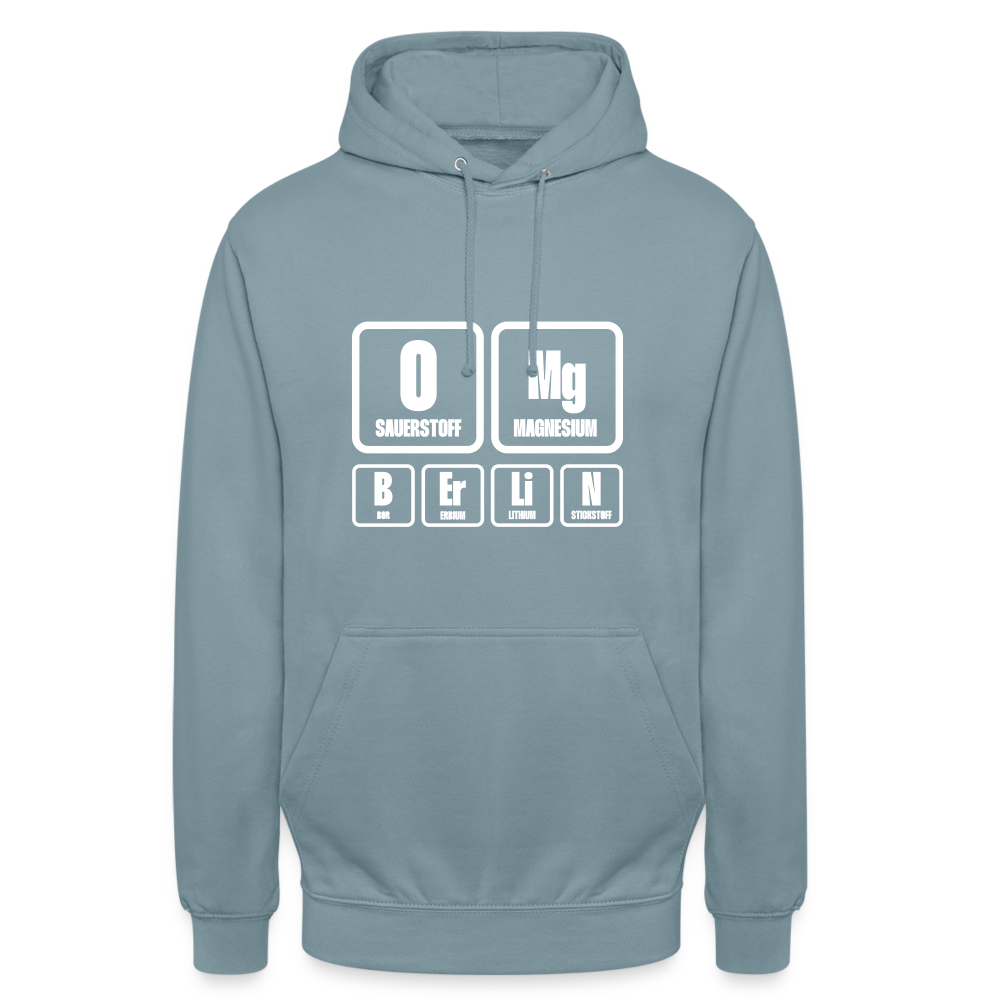 OMG Berlin - Unisex Hoodie - Nebelblau