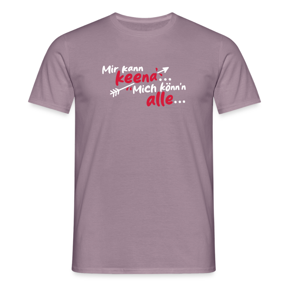 Mir kann keena... Mich könn'n alle... - Männer Premium T-Shirt - Lilagrau 