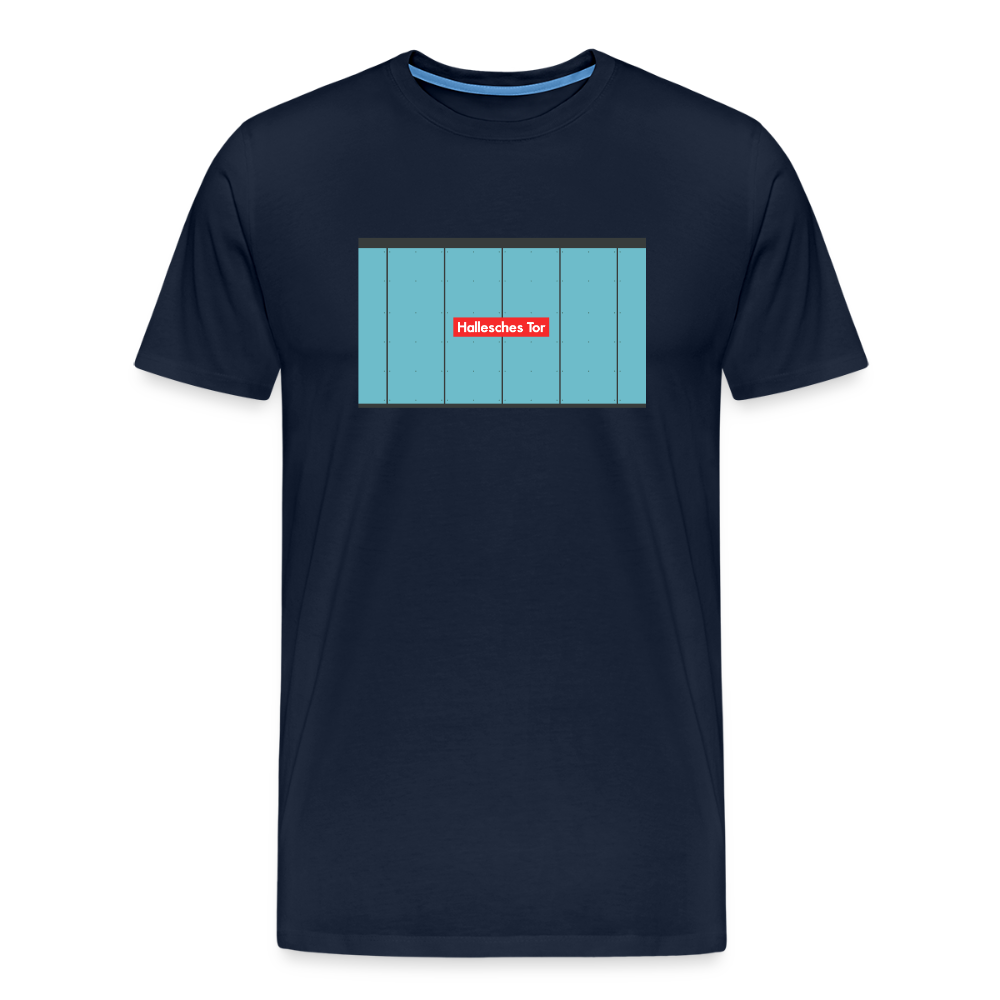 Hallesches Tor - Männer Premium T-Shirt - Navy