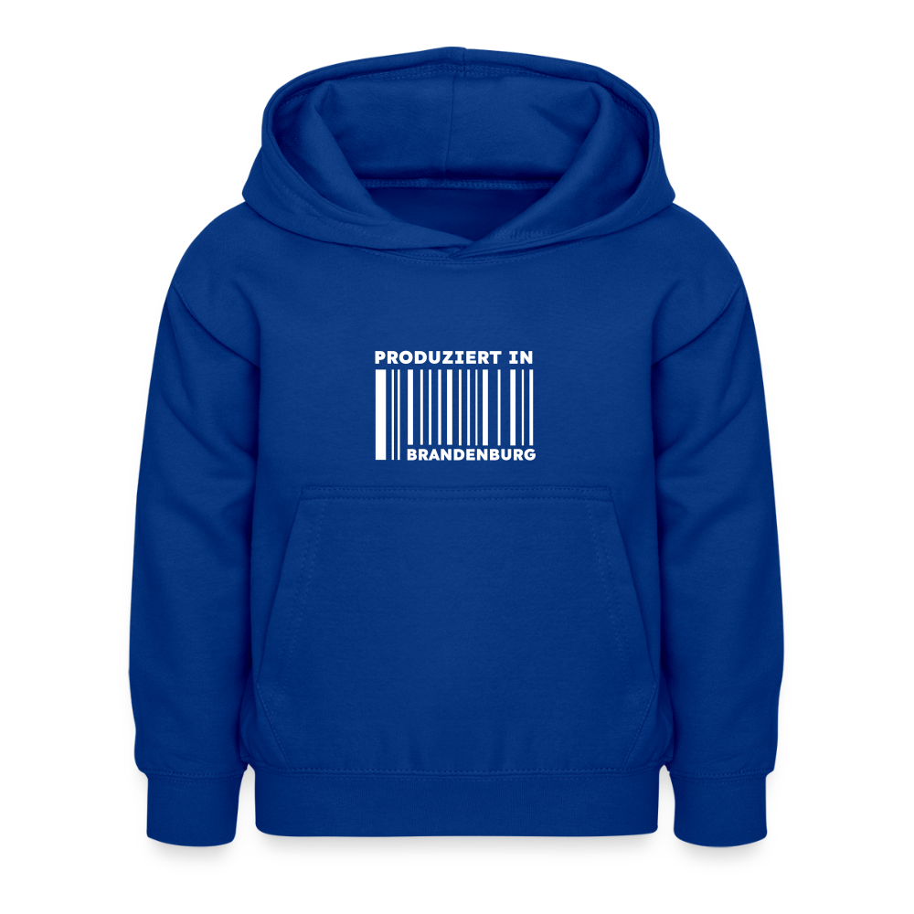 PRODUZIERT IN BRANDENBURG - Kinder Hoodie - Royalblau