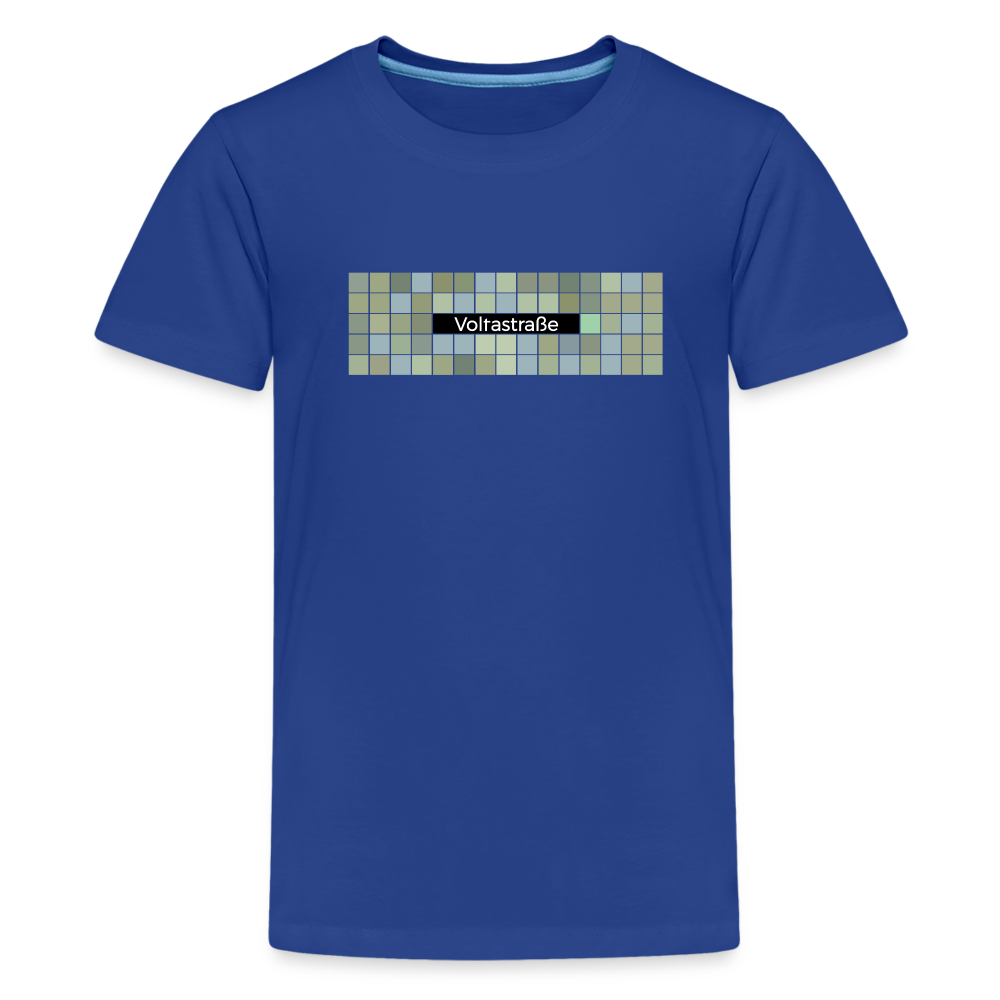 Voltastrasse - Teenager Premium T-Shirt - Königsblau