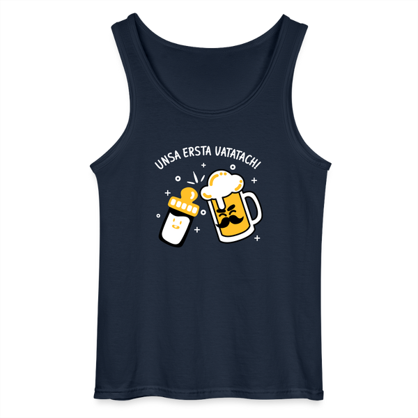 unsa ersta Vatatach! - Männer Tank Top - Navy