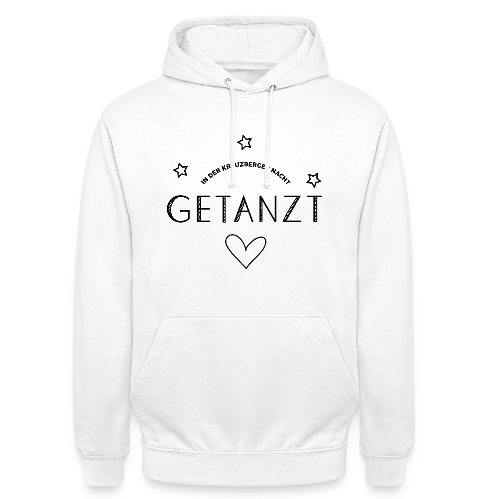 Getanzt in der Kreuzberger Nacht - Unisex Hoodie - Weiß