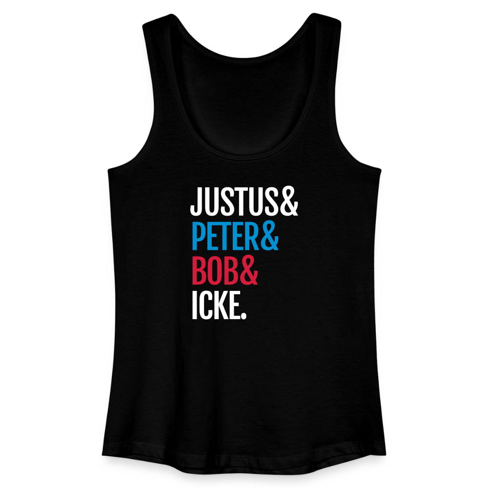Justus & Peter & Bob & Icke - Frauen Bio Tank Top - Schwarz