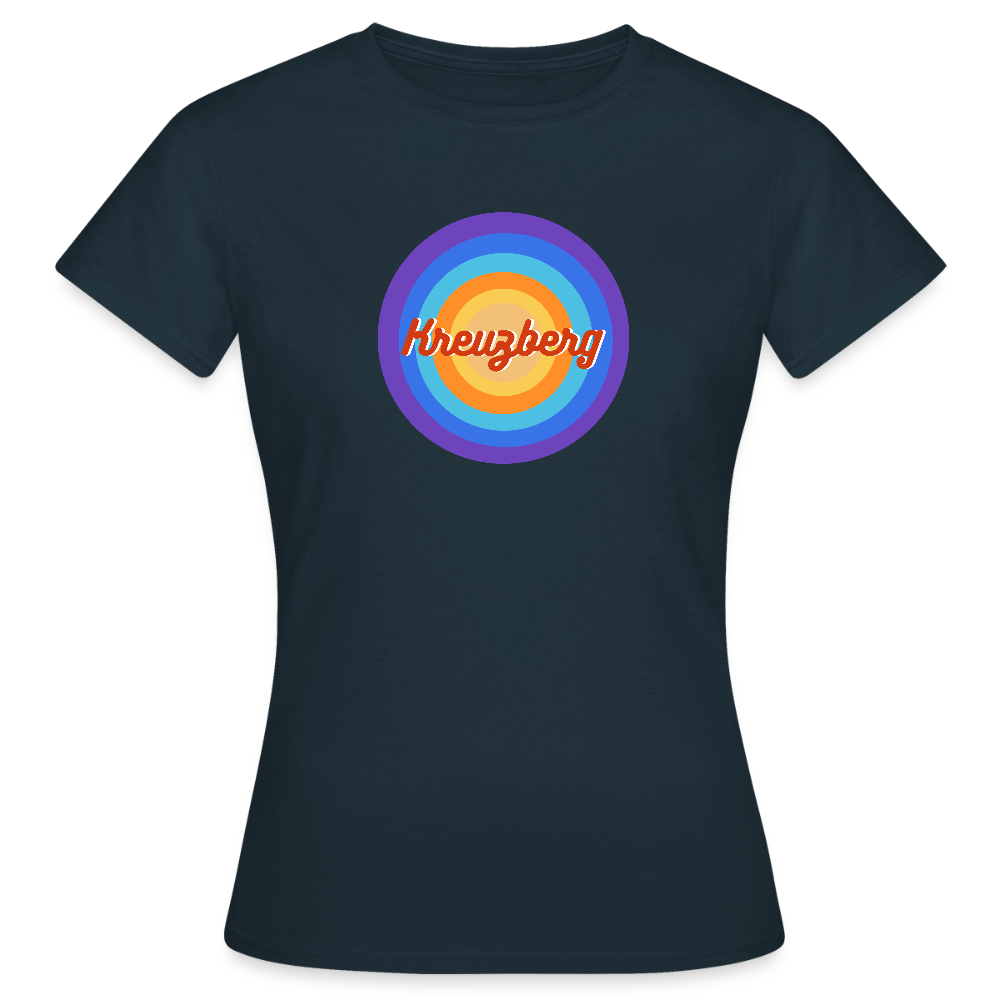 Kreuzberg Retro - Frauen Premium T-Shirt - Navy
