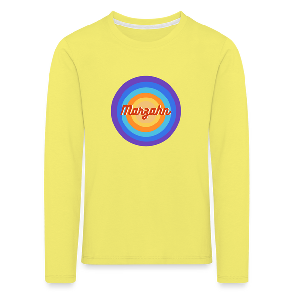 Marzahn Retro - Kinder Langarmshirt - Gelb