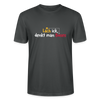 Lach ick, denkt man Böses - Männer Bio T-Shirt - Anthrazit