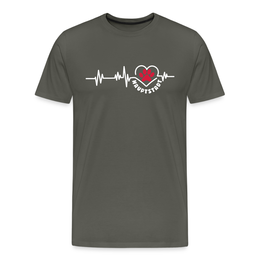 Haupstadt - Männer Premium T-Shirt - Asphalt
