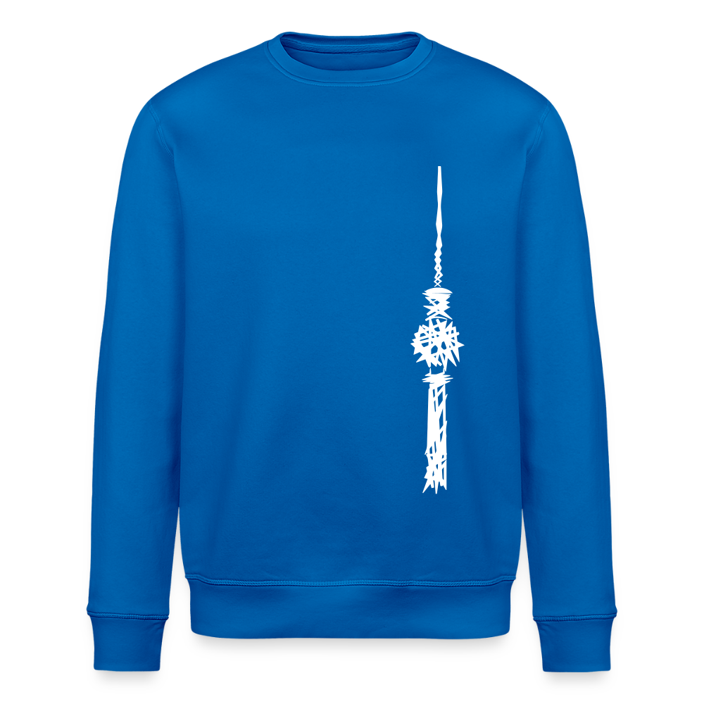 Fernsehturm Zick zack - Unisex Bio Sweatshirt - Königsblau