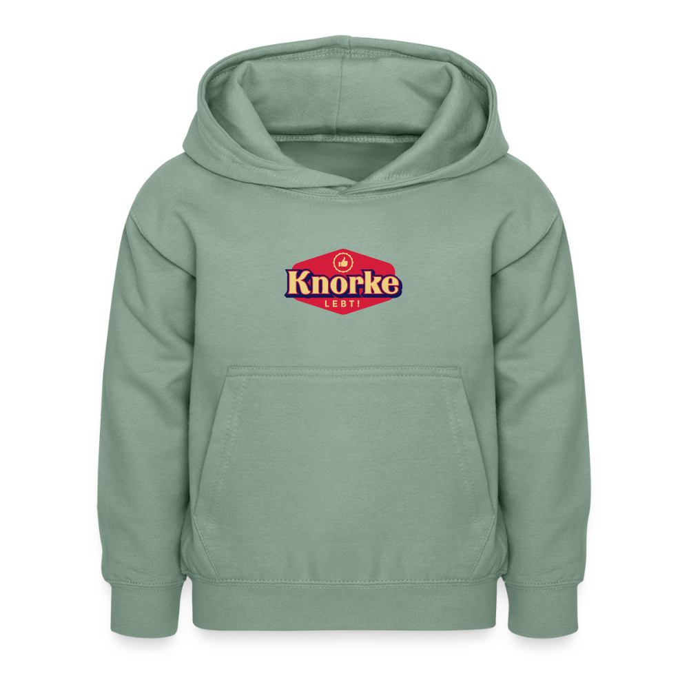 KNORKE lebt! - Kinder Hoodie - Graugrün