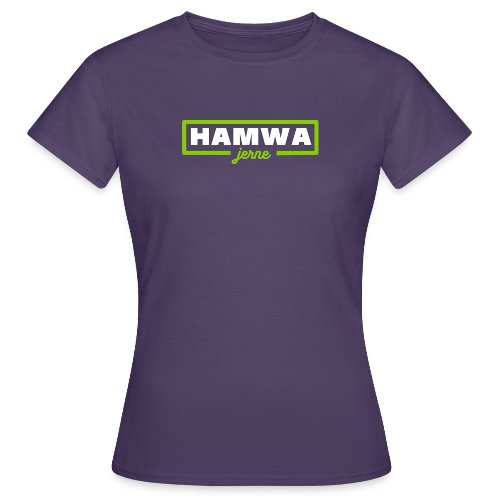 hamwa - Frauen Premium T-Shirt - Dunkellila