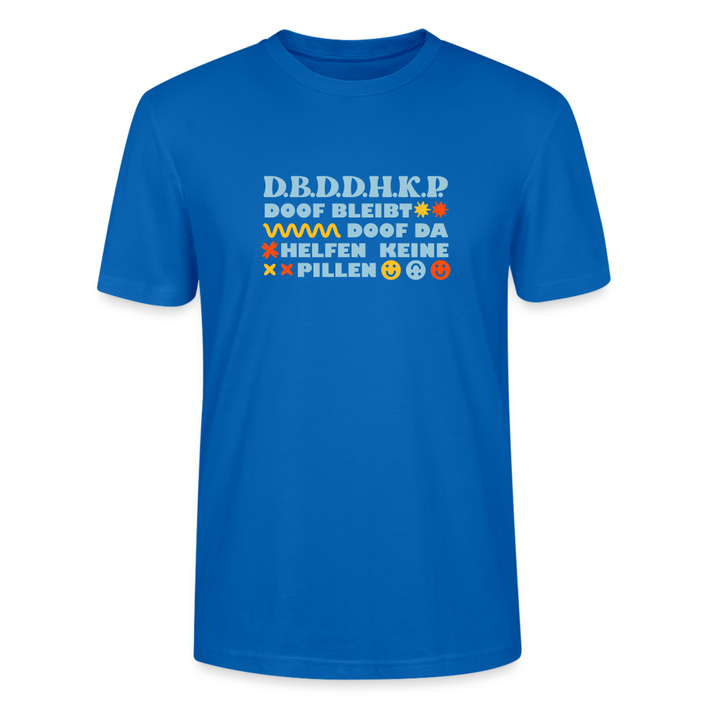 d.b.d.d.h.k.P - Männer Bio T-Shirt - Pfauenblau