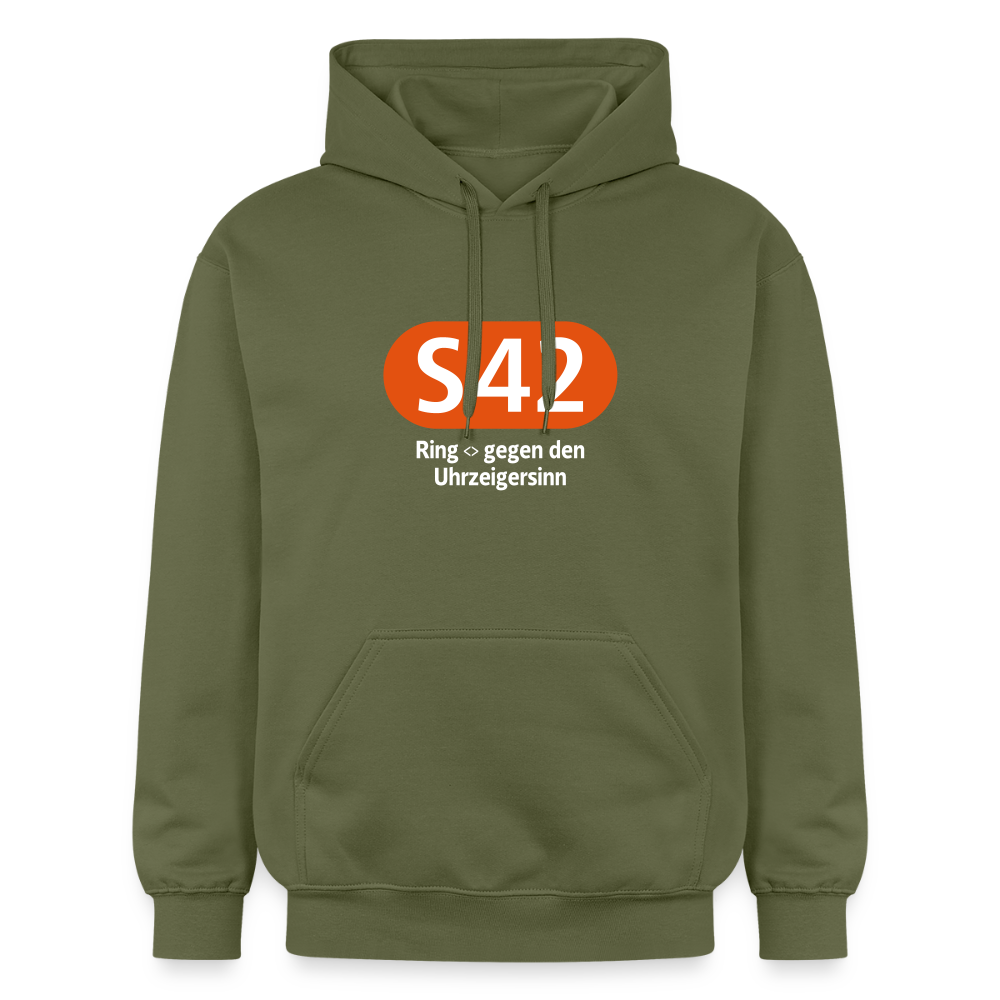 S42 - Hoodie - Militärgrün