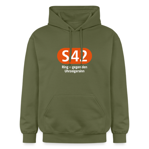 S42 - Hoodie - Militärgrün