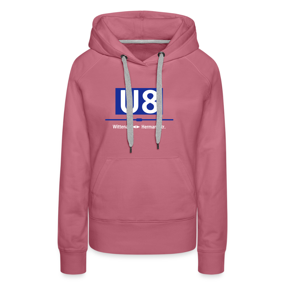 U8 - Frauen Premium Hoodie - Malve