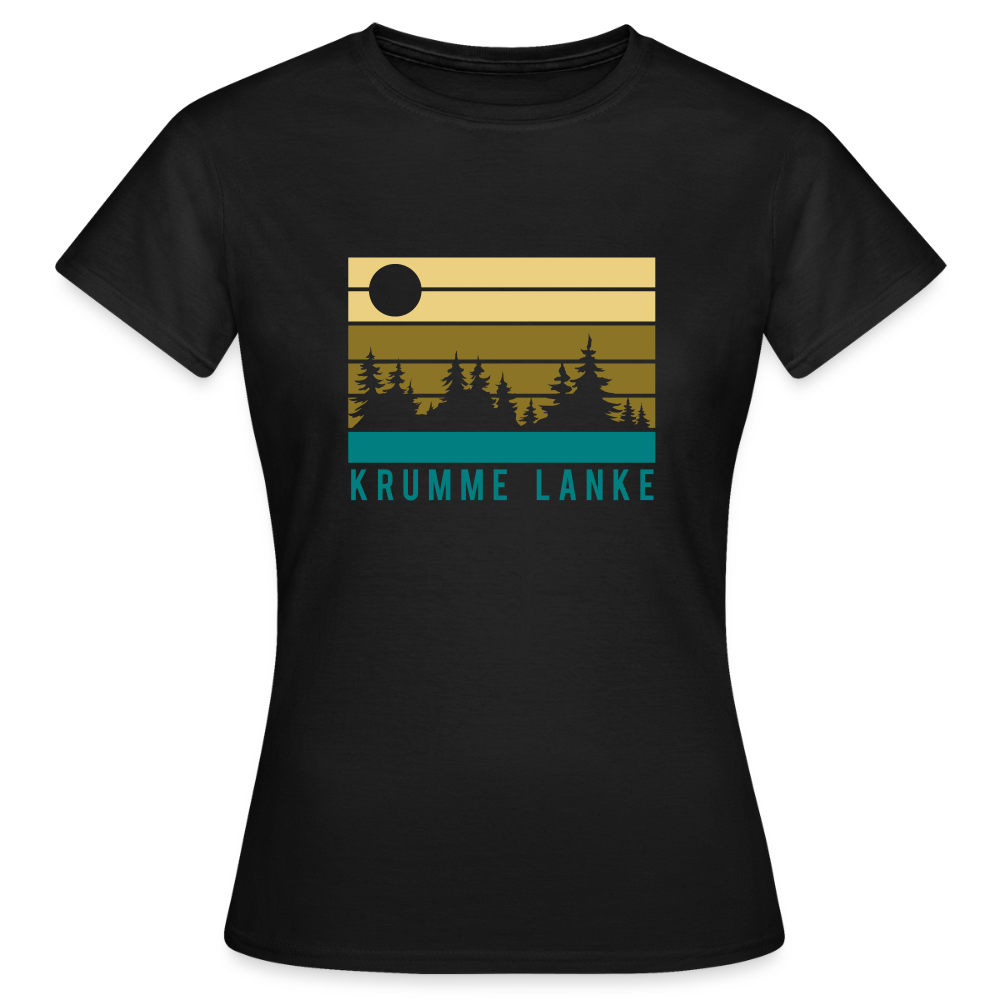 Krumme Lanke - Frauen Premium T-Shirt - Schwarz