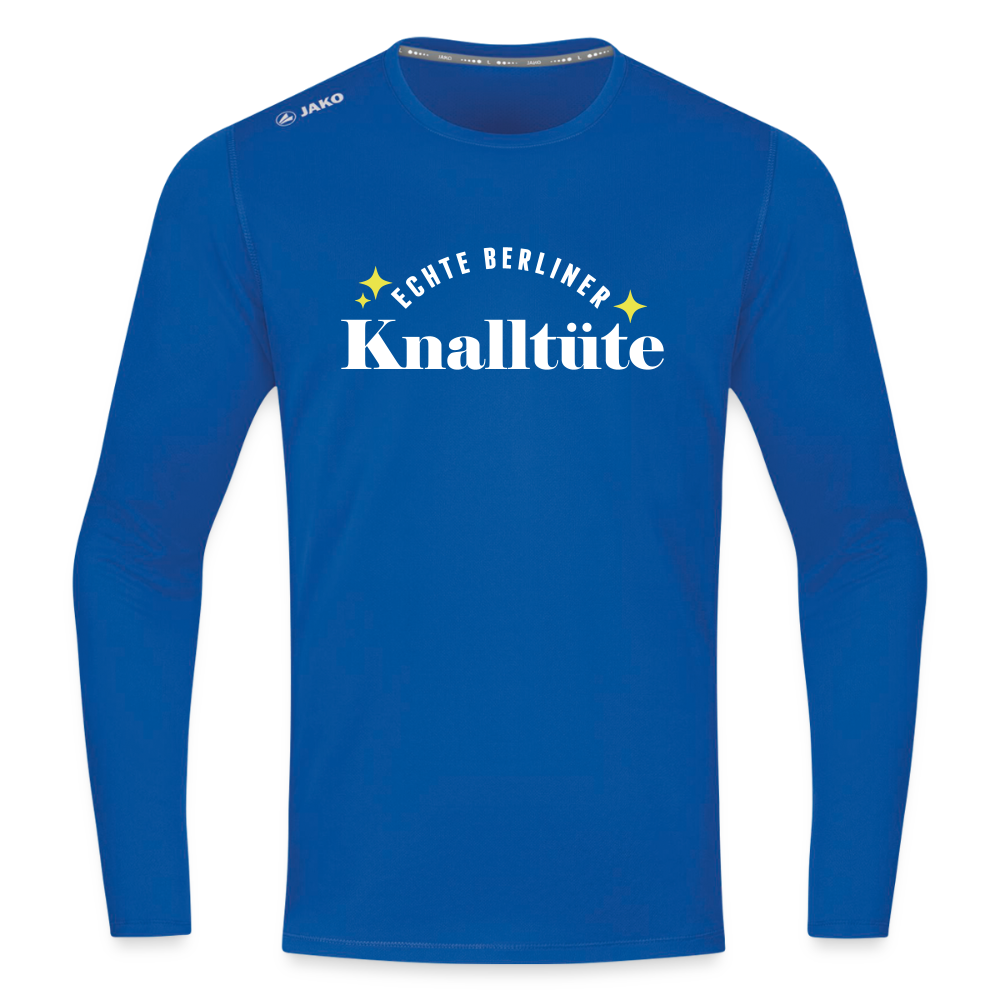 Knalltüte - Männer Sport Langamshirt - Royalblau