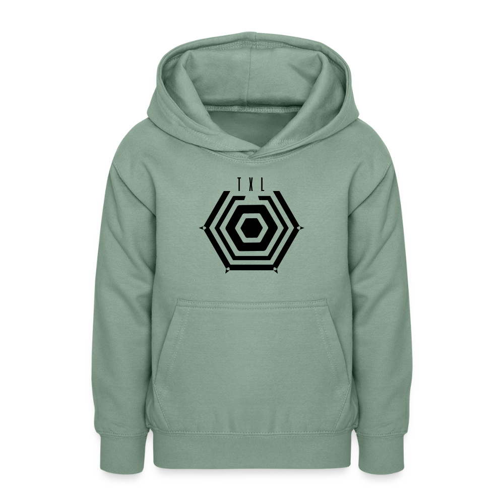 Tegel TXL Umrisse - Teenager Hoodie - Graugrün