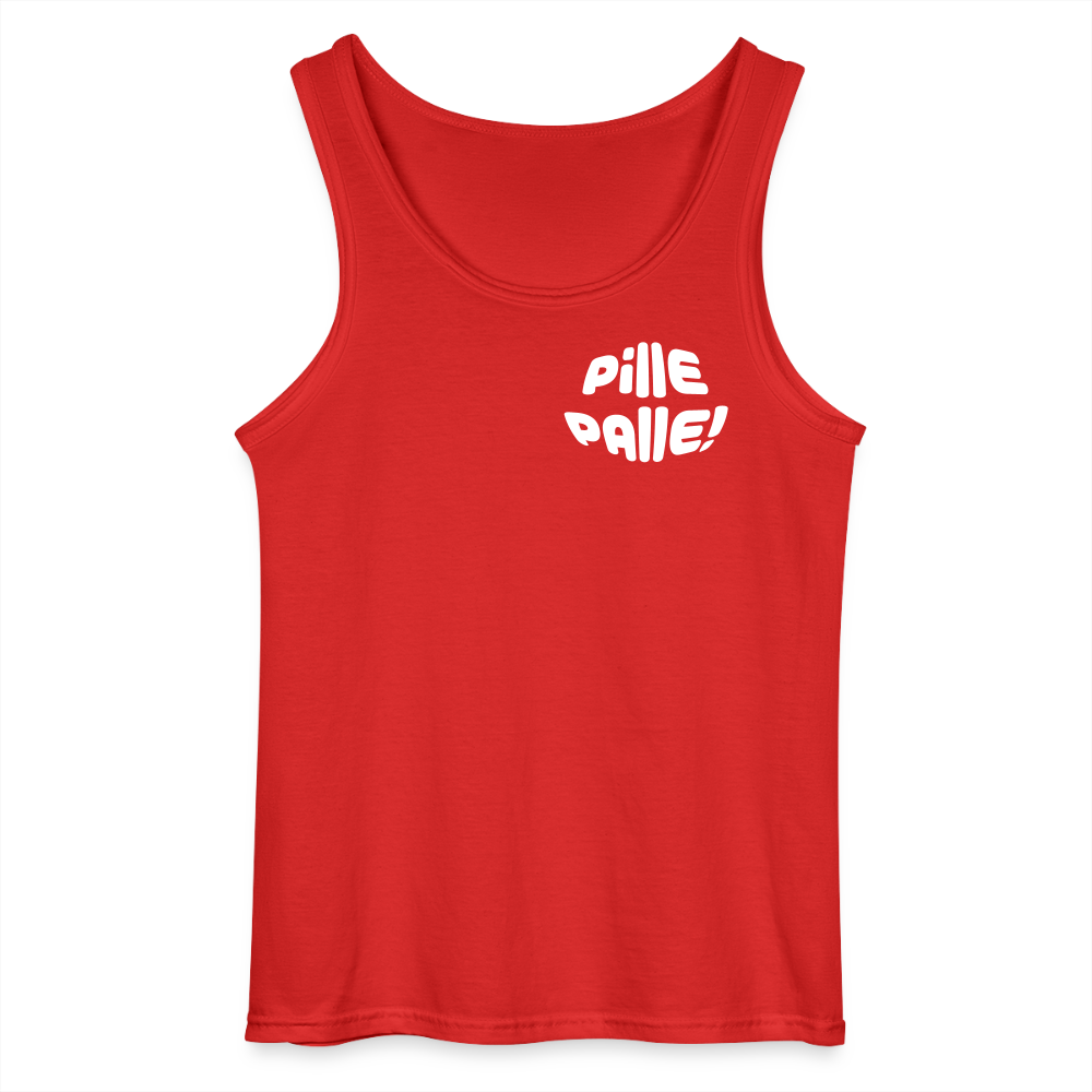 Pille Palle - Männer Tank Top - Rot