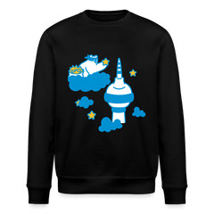 Berliner Bär bei Nacht - Unisex Bio Sweatshirt