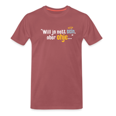 Will ja nett sein, aber ohje... - Männer Premium T-Shirt