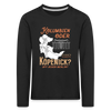 Kolumbien oder Köpenick - Kinder Langarmshirt - Schwarz