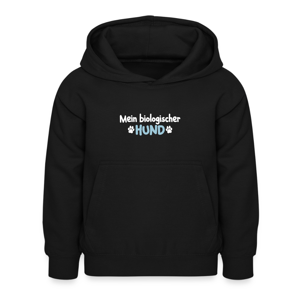 Mein biologischer Hund. - Kinder Hoodie - Schwarz