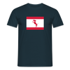 Berliner Flagge mit Hund - Männer Premium T-Shirt - Navy
