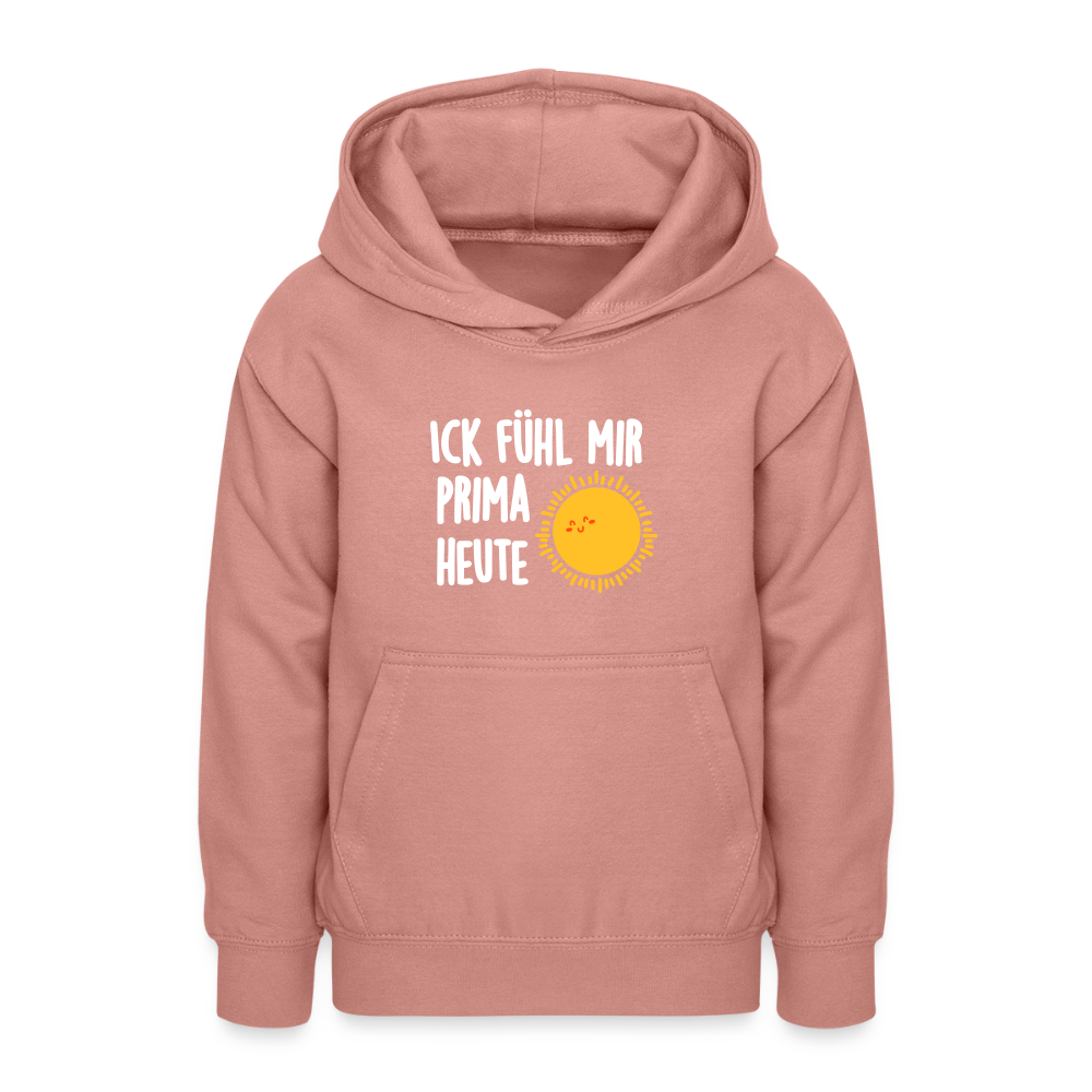 Ick fühl mir prima - Teenager Hoodie - Altrosa
