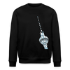 Fernsehturm Geometrie - Unisex Bio Sweatshirt - Schwarz