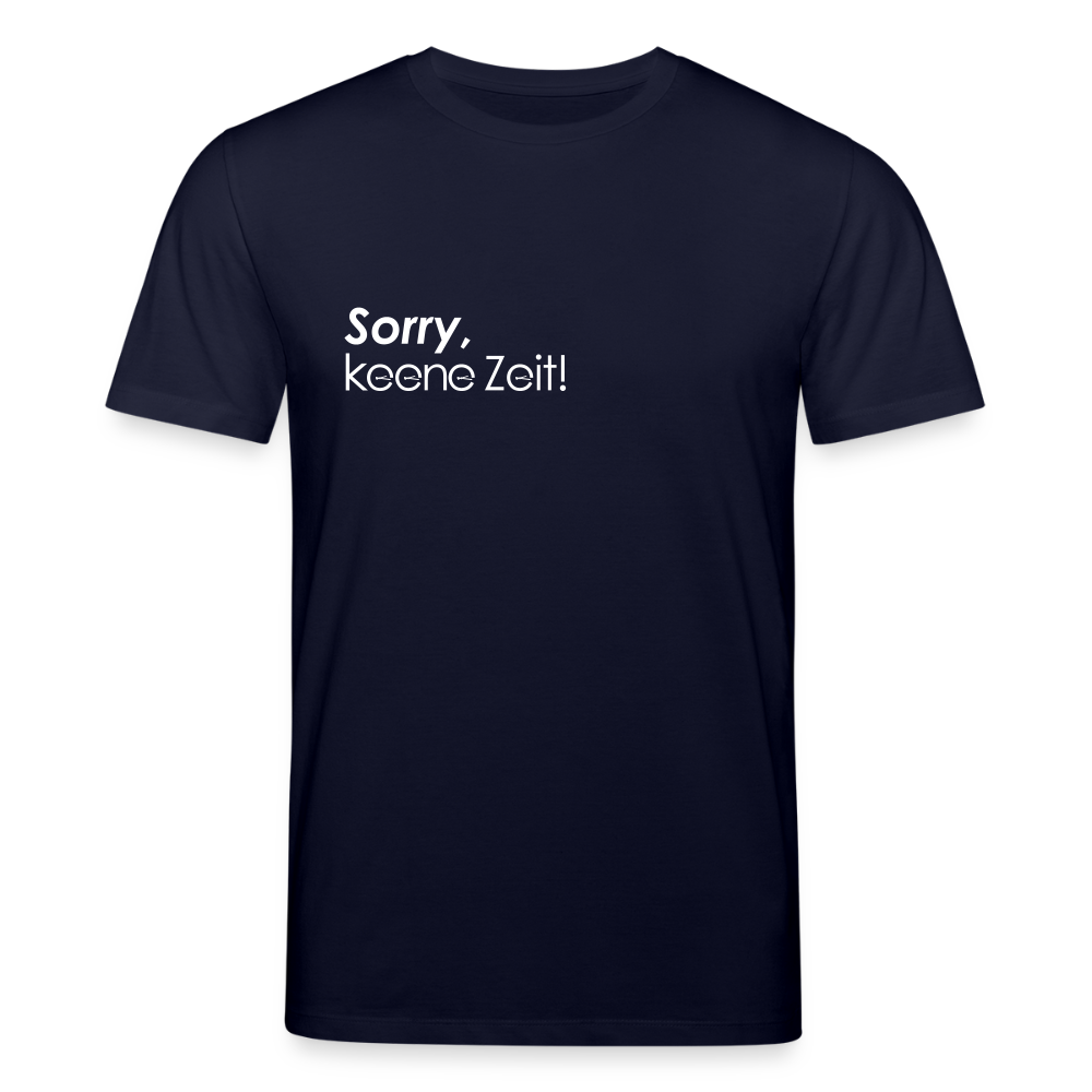 Keene Zeit! - Unisex Bio T-Shirt - Navy