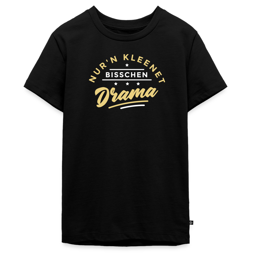 Nur'n kleenet Bisschen Drama - Teenager Premium T-Shirt - Schwarz