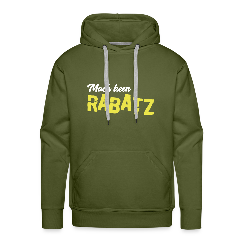 Mach keen Rabatz - Männer Premium Hoodie - Olivgrün