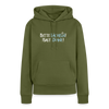 Bitte lächeln! Hast Zähne! - Frauen Premium Hoodie - Khaki