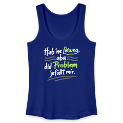 Hab 'ne Lösung, aba did Problem jefällt mir. - Frauen Bio Tank Top