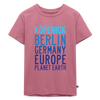 Köpenick Planet Earth - Kinder Premium T-Shirt - Mauve