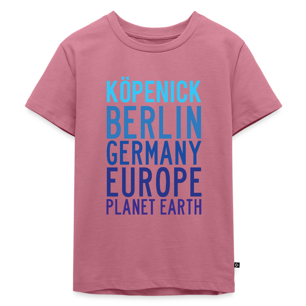 Köpenick Planet Earth - Kinder Premium T-Shirt - Mauve