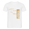 Carillon mit Wolken - Männer Premium T-Shirt - Weiß