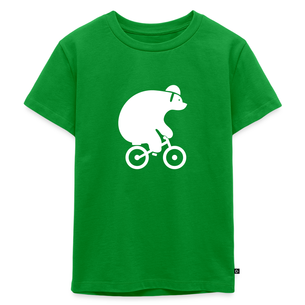 Fahrradbär - Kinder Premium T-Shirt - Grün