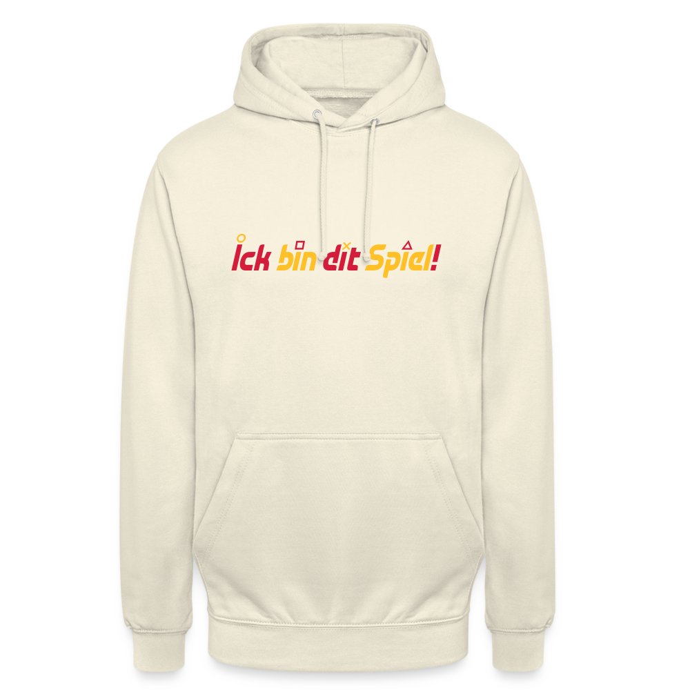 Ick bin dit Spiel! - Unisex Hoodie - Vanille-Milchshake