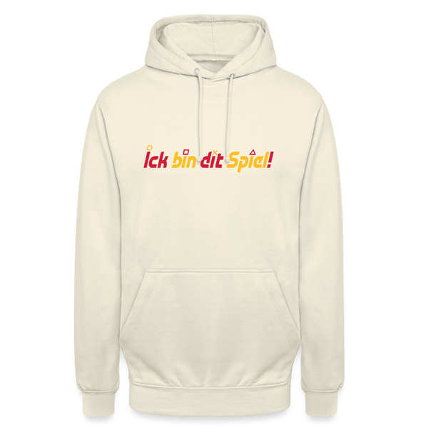 Ick bin dit Spiel! - Unisex Hoodie - Vanille-Milchshake