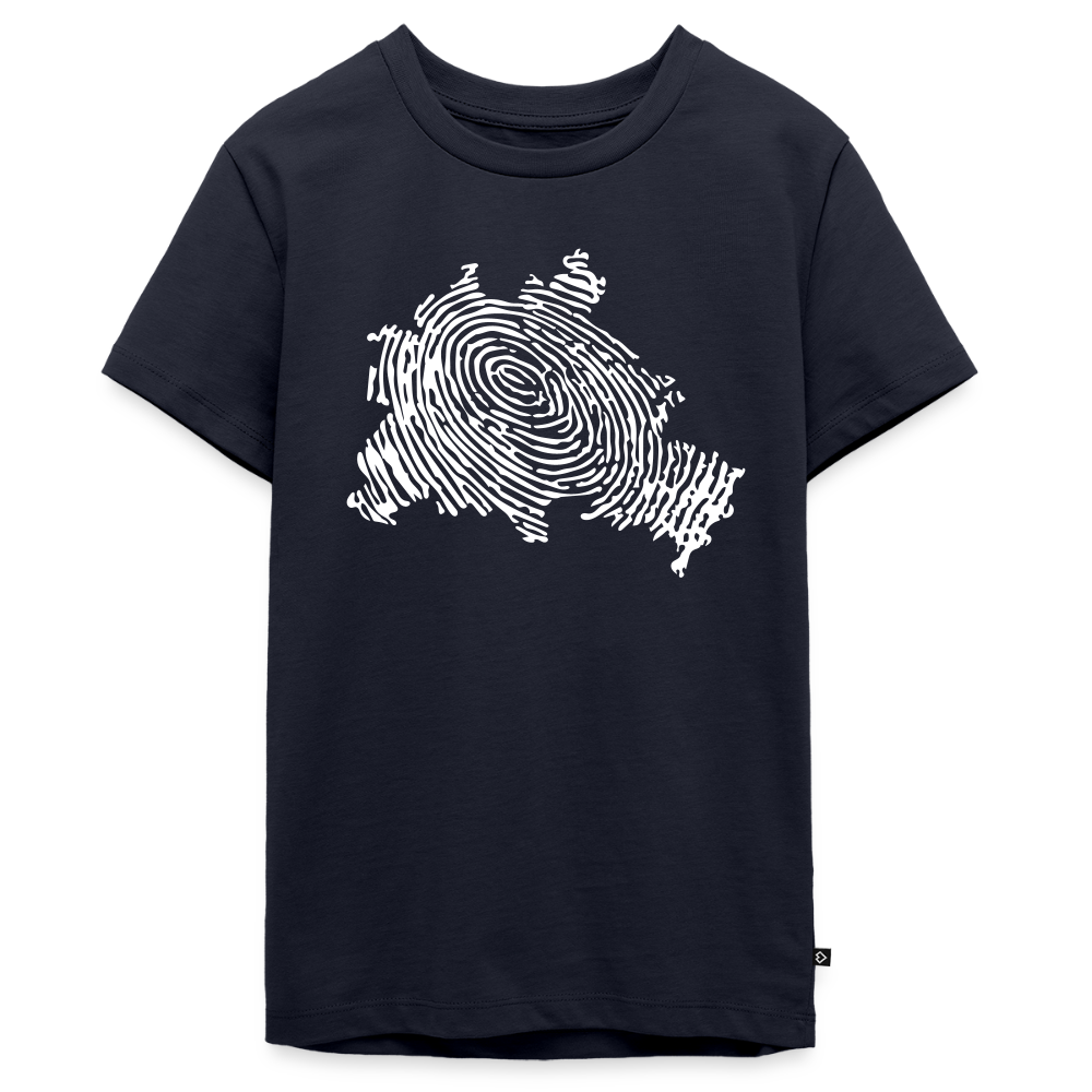 Berliner Finger - Teenager Premium T-Shirt - Navy