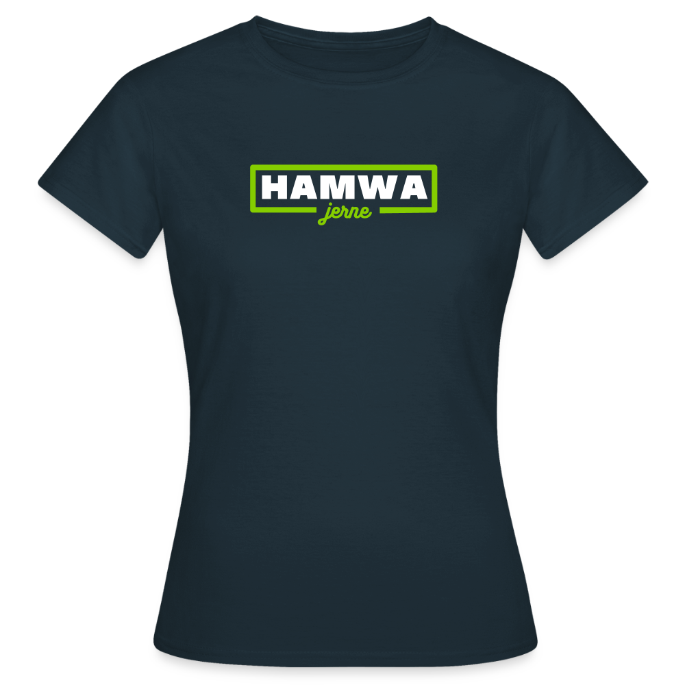 hamwa - Frauen Premium T-Shirt - Navy