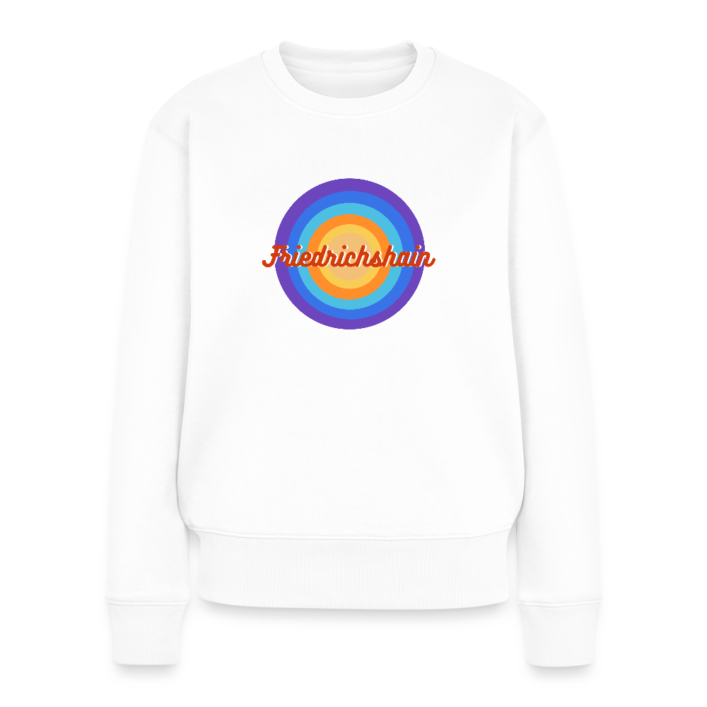 Friedrichshain Retro - Frauen Premium Pullover - Weiß