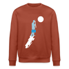 Unterwegs in Berlin - Unisex Bio Sweatshirt - Terrakotta