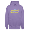 Bin jeheimnisvoll wie'n Dönerrezept. - Unisex Hoodie - Lavendel