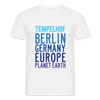Tempelhof Planet Earth - Männer Premium T-Shirt - Weiß