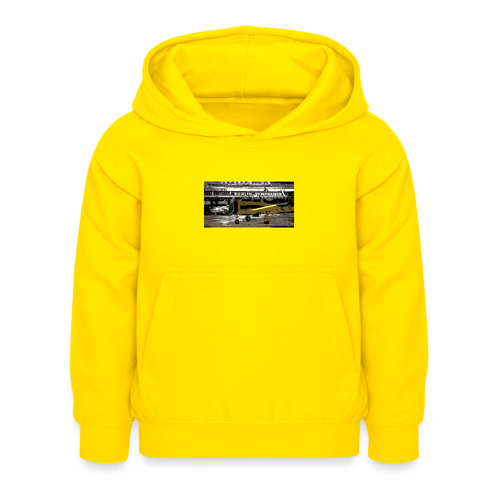 Tempelhof Flugzeug - Kinder Hoodie - Gelb
